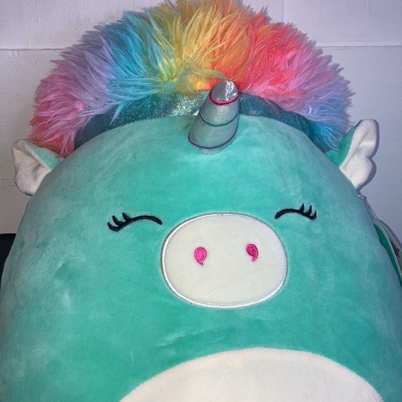 Squishmallow Kelly Toys Other - 🆕Unicorn Squishmallow “Kennedy” Squishdoos Rainbow Hair by Kelly Toys